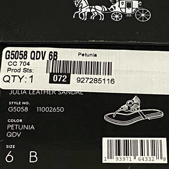 Coach Julia leather sandal - Picture 10 of 10